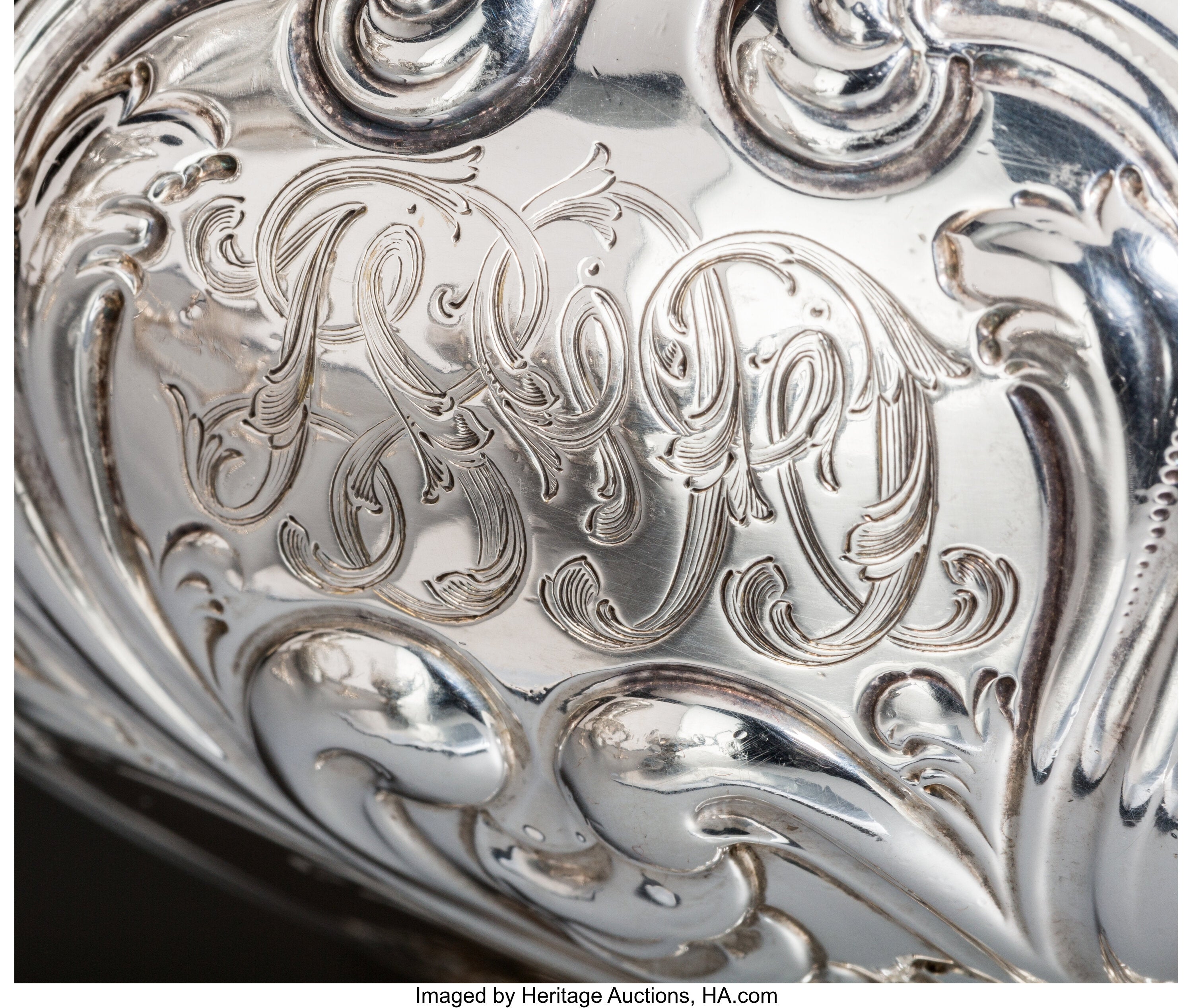An Eight-Piece Howard &amp; Co. Silver Tea and Coffee Presentation Service Gifted to Emily Vanderbilt Sloane, New York