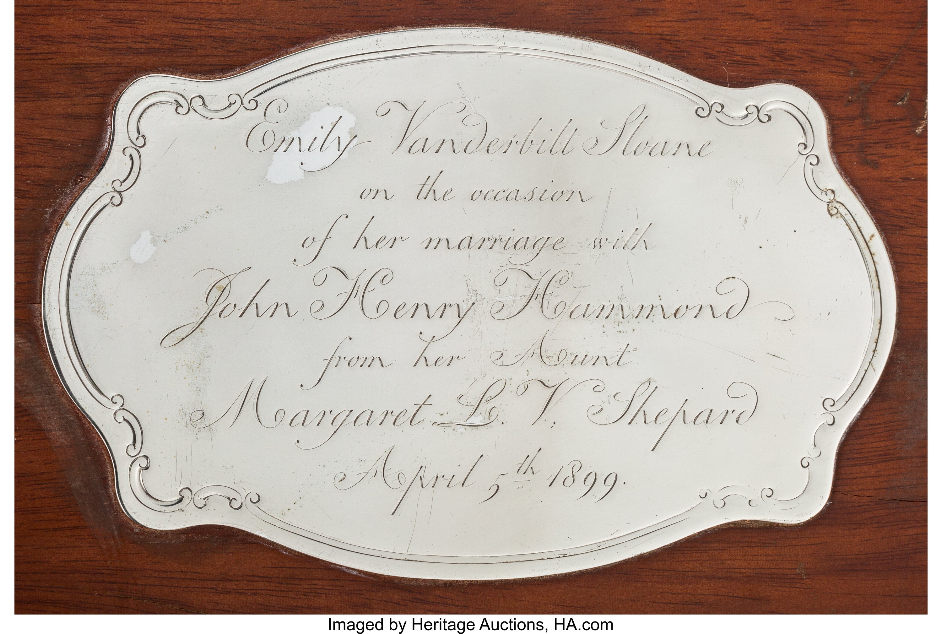 An Eight-Piece Howard &amp; Co. Silver Tea and Coffee Presentation Service Gifted to Emily Vanderbilt Sloane, New York